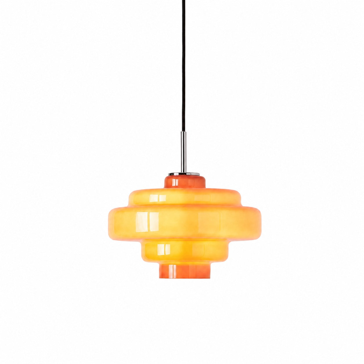 Koloro Millie Glass Pendant Light - Retro Style with Modern Elegance