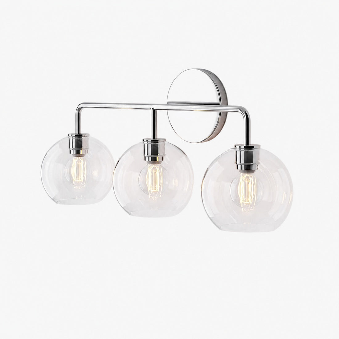 Selvion Artistic Globe Sconce Light - Handcrafted Glass Sculptural Wall Fixture