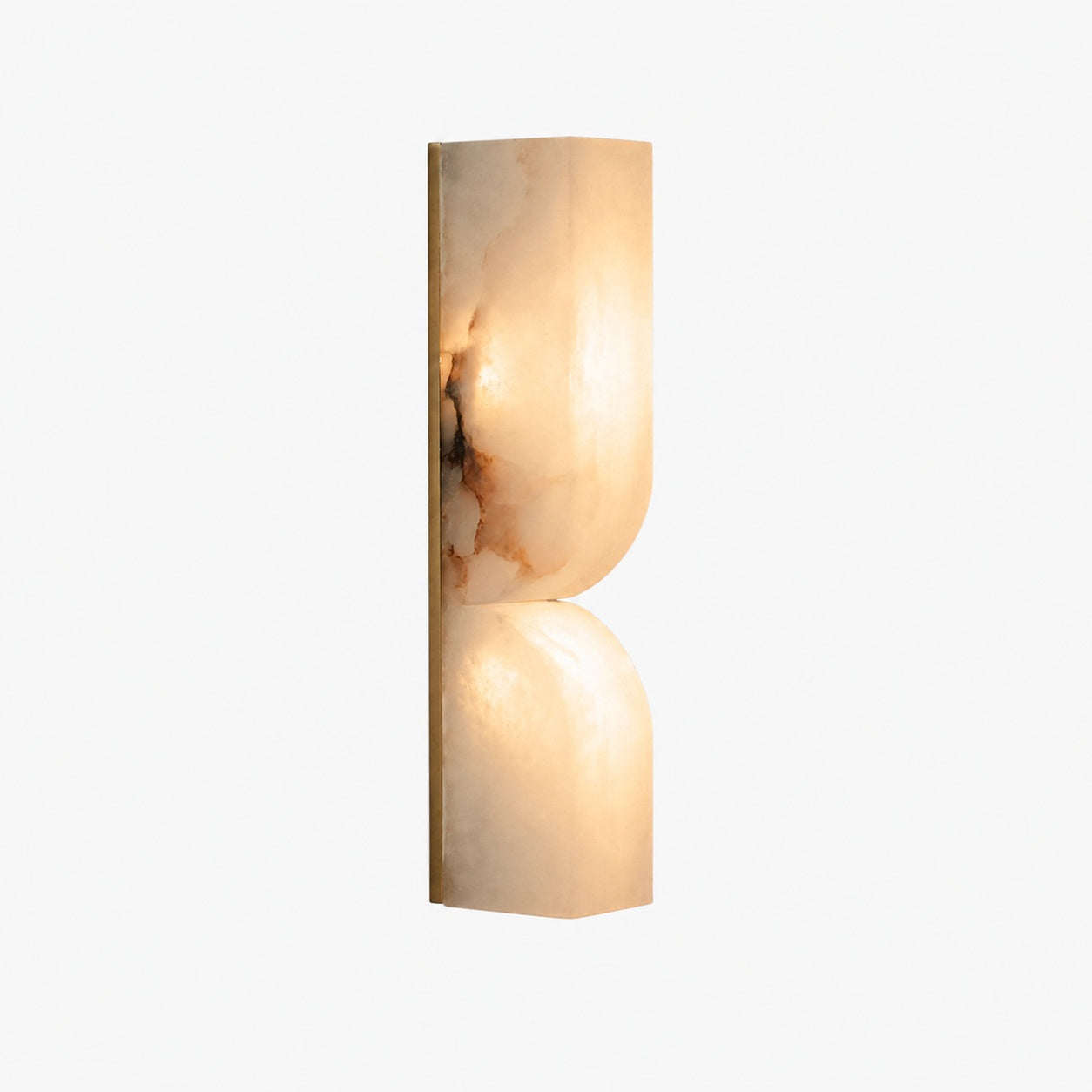 Modern Rectangular Alabaster Wall Lamp – Minimalist Sconce for Bedroom Hallway Living Room