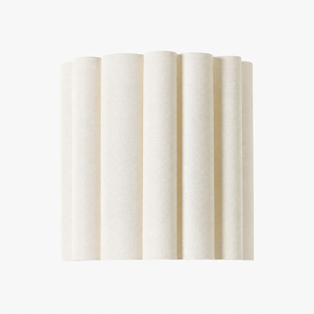 Velura Linen Fold Wall Sconce - Fabric Soft Pleated Design Ambient Lighting for Bedroom or Hallway