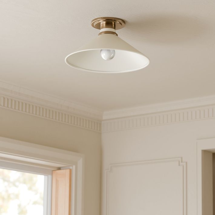 Aurenza Timeless Flush Mount Light - Farmhouse Design with Simple Elegant Charm