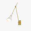 Vintage Metal Adjustable Swing Arm Wall Lamp