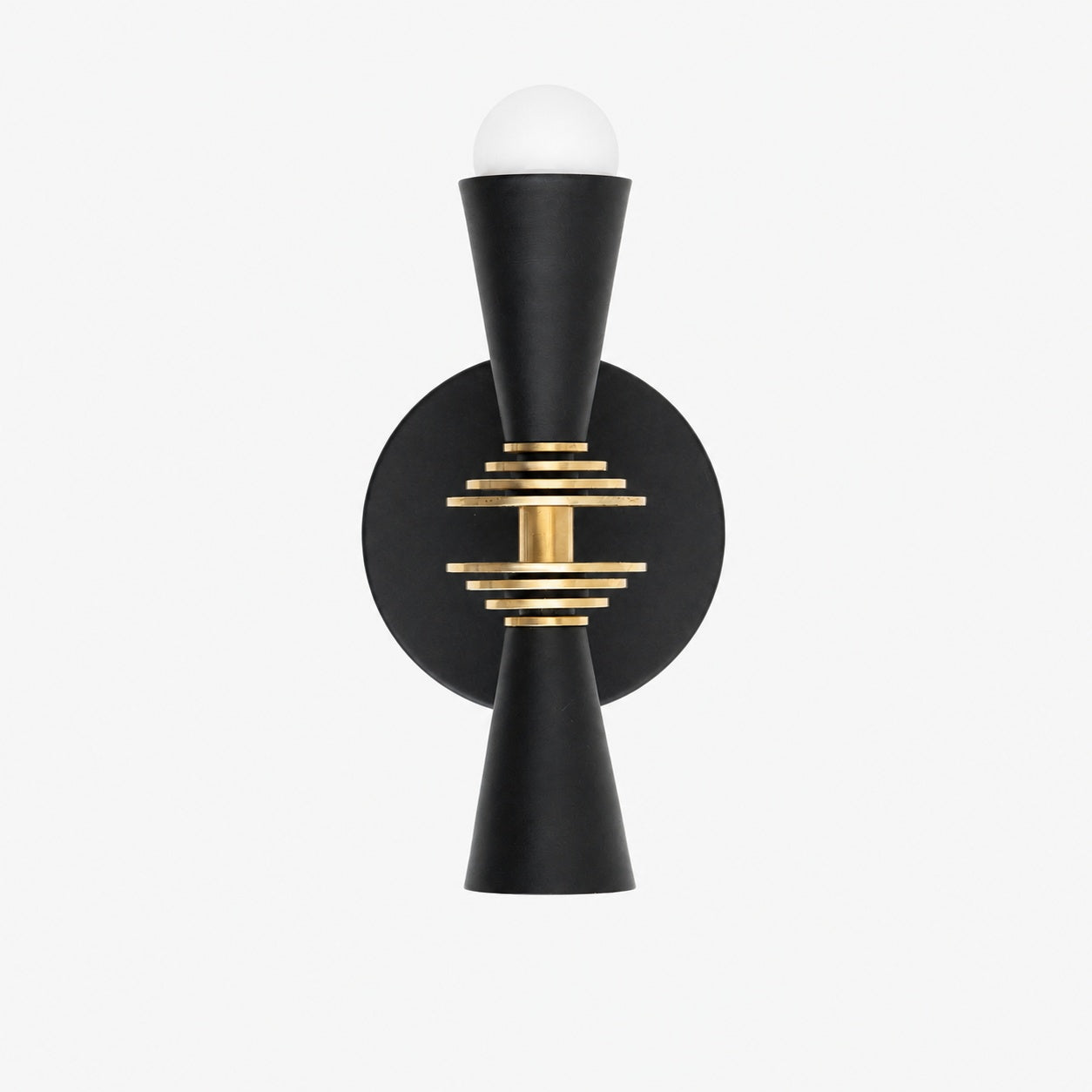 Pyralis Cone Art Deco Wall Light - Multi-Directional Sconce for Vanity or Wall