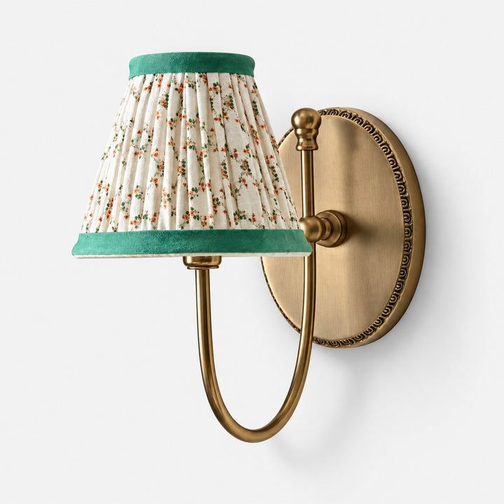Avelora Lattice cotton shade wall sconce