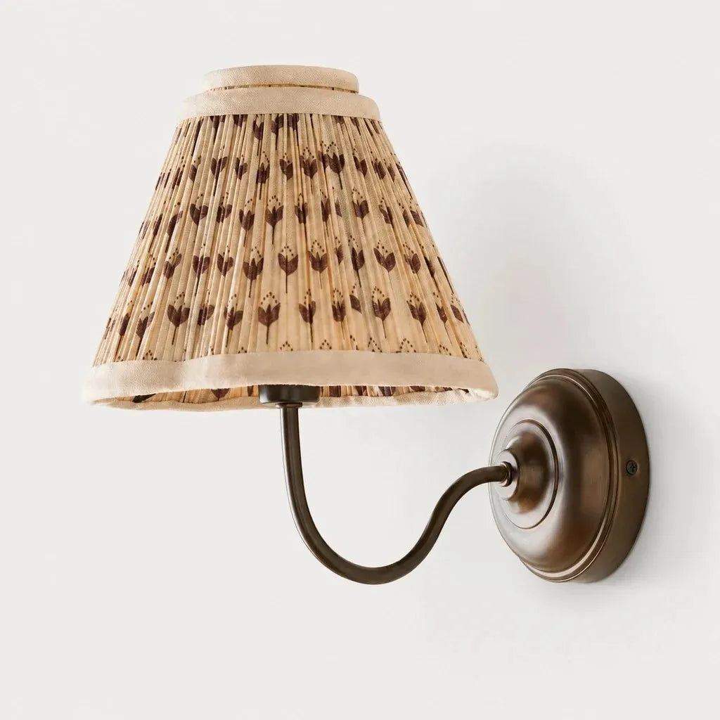 Avelora Poiret and Antique Bronze wall sconce