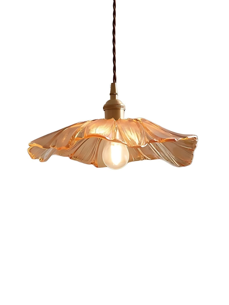 Nordic Flower Glass Pendant Light for Living Room
