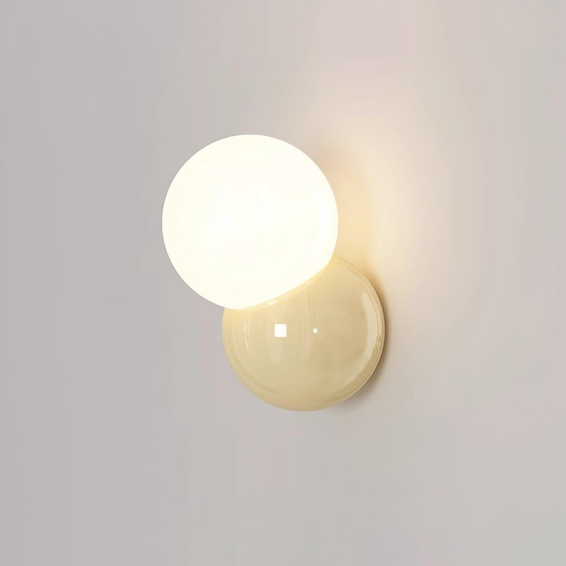 Double Ball Mandarin Duck Color Wall Sconce