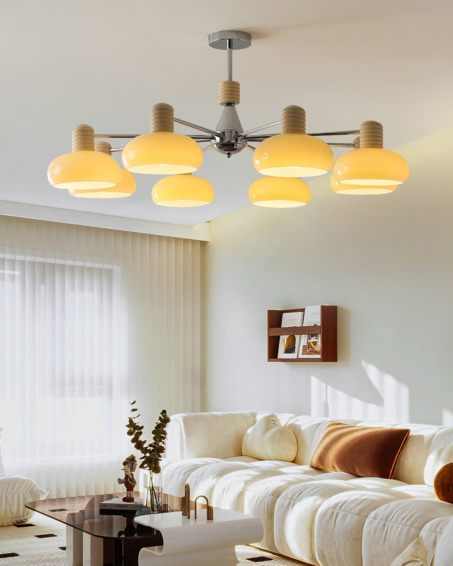 French Persimmon Chandelier