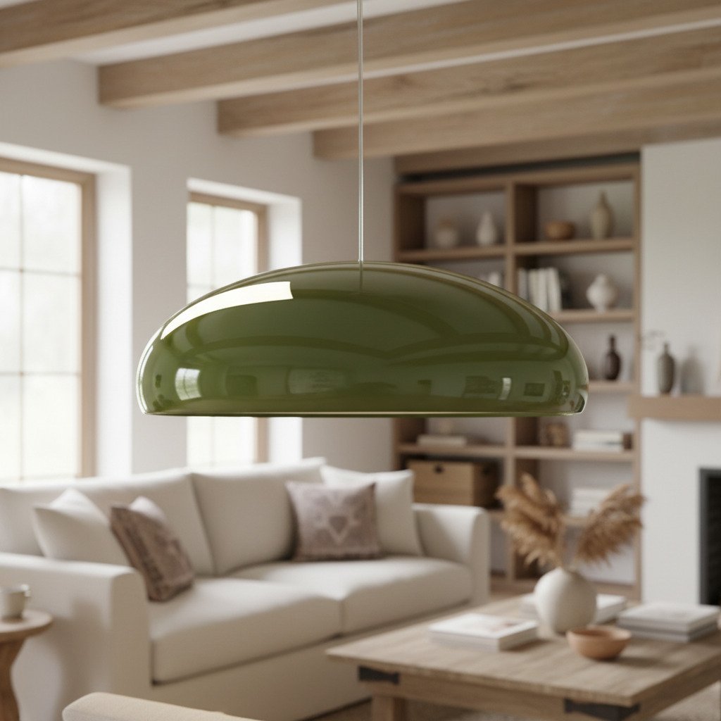 Haelen Colorful Nordic Bowl-Shaped Pendant Light - Modern Bowl Shade Suitable for Dining Room