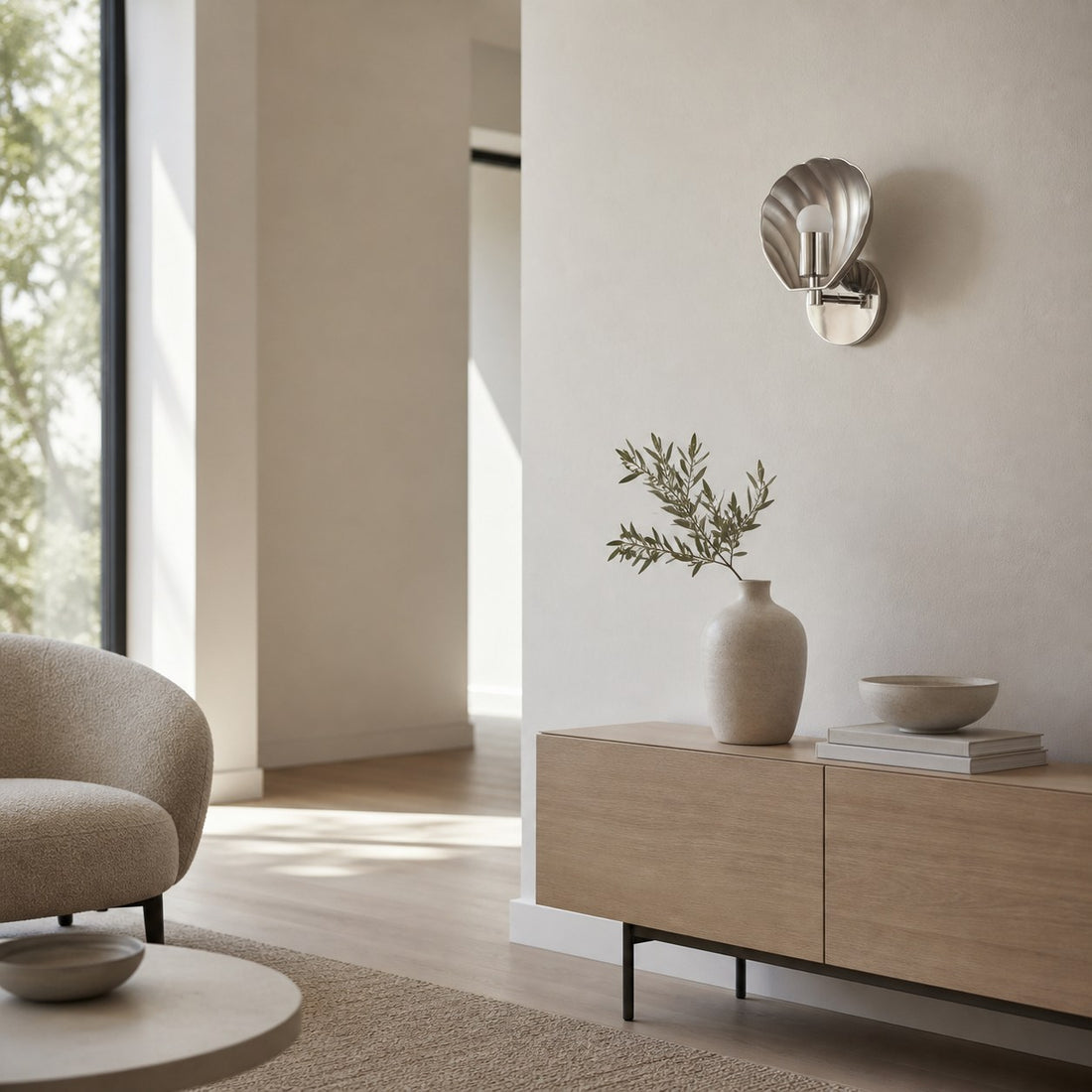Ornato Luxe Deco Brass Wall Light - Multiple Finishes Available