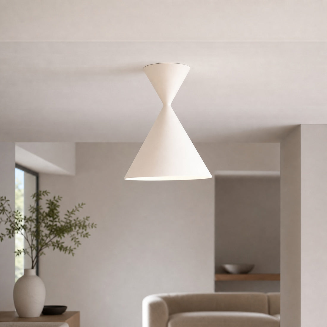 Brivana Semi-Flush Ceiling Light - Modern Home Lighting