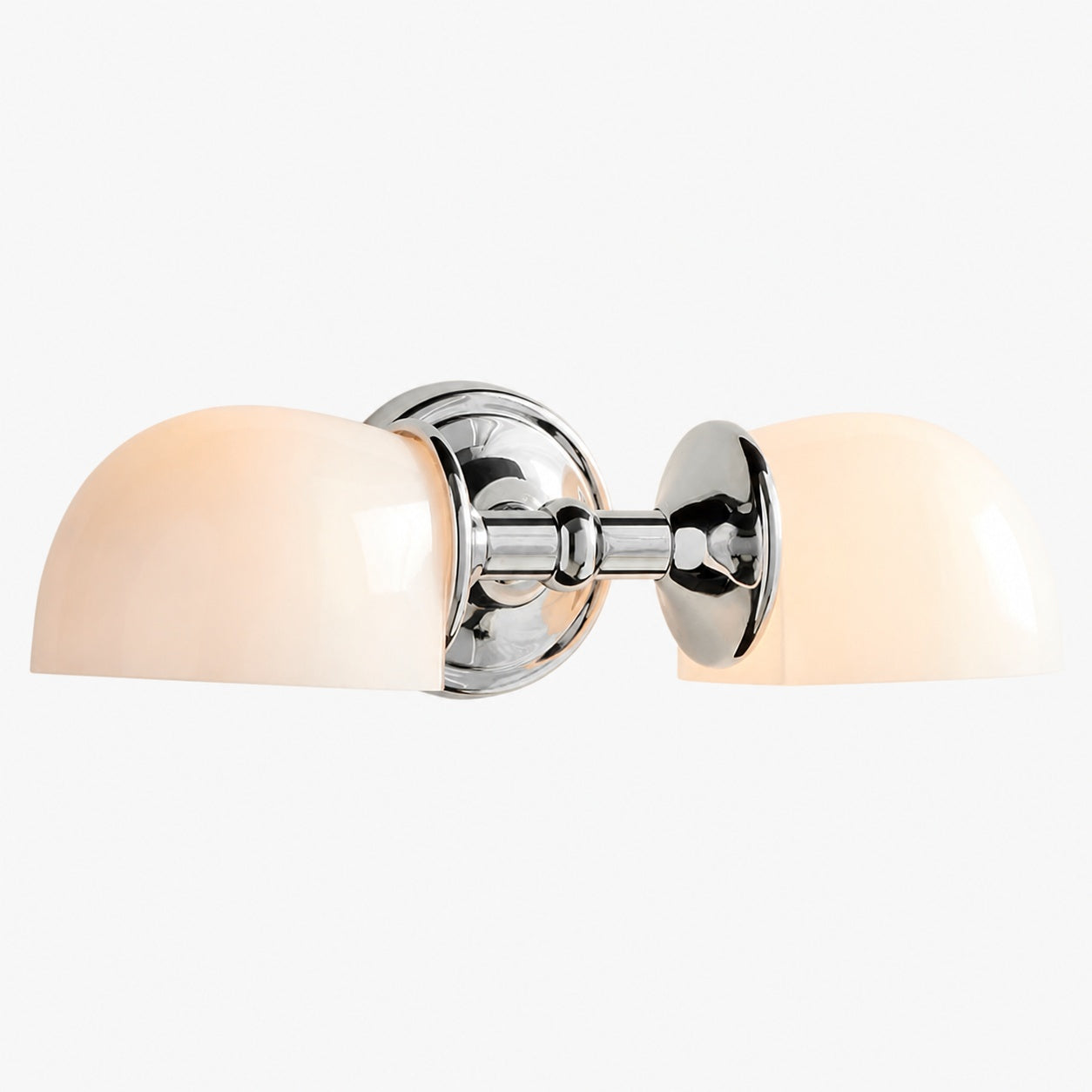 Modern Mercer Double Horizontal Metal Wall Sconce