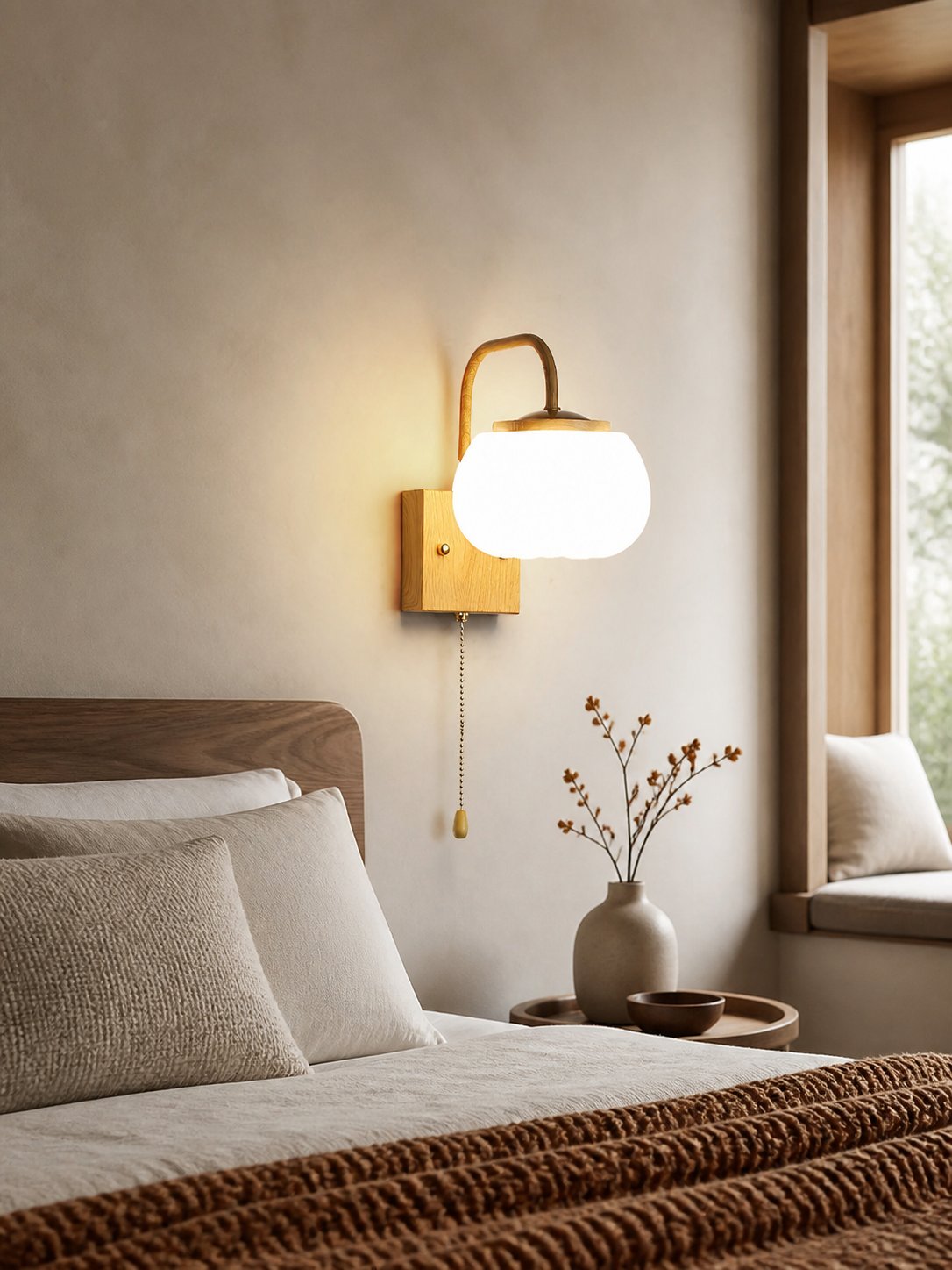 Kapok Flower Wall Lamp