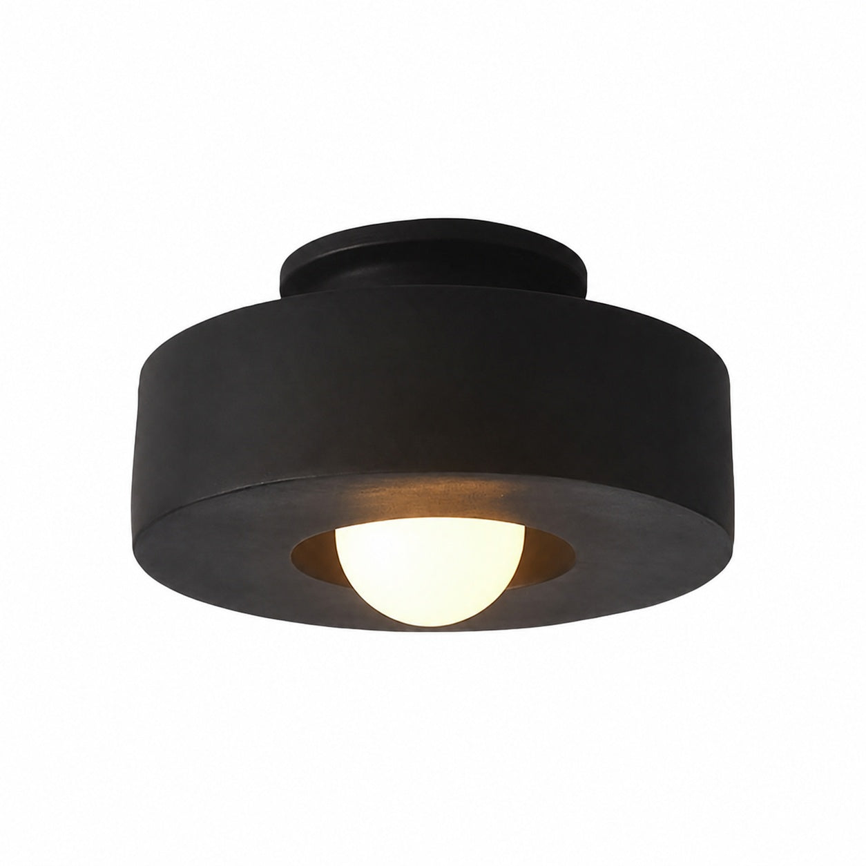 Nordyra Nordic Round Disc Ceiling Lamp – Minimalist Modern Lighting for Living Spaces N57