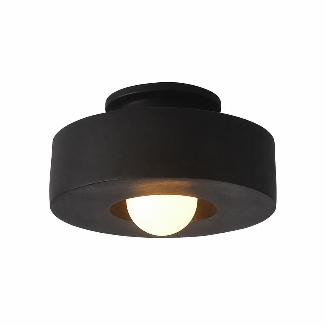Nordyra Nordic Round Disc Ceiling Lamp – Minimalist Modern Lighting for Living Spaces N57