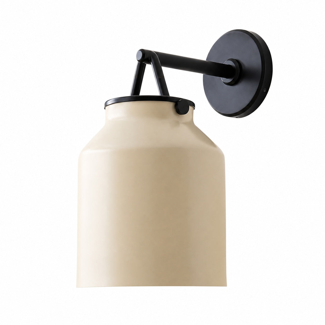 Hanton Minimalist Outdoor Wall Light - Matte Metal Industrial Sconce for Modern Spaces