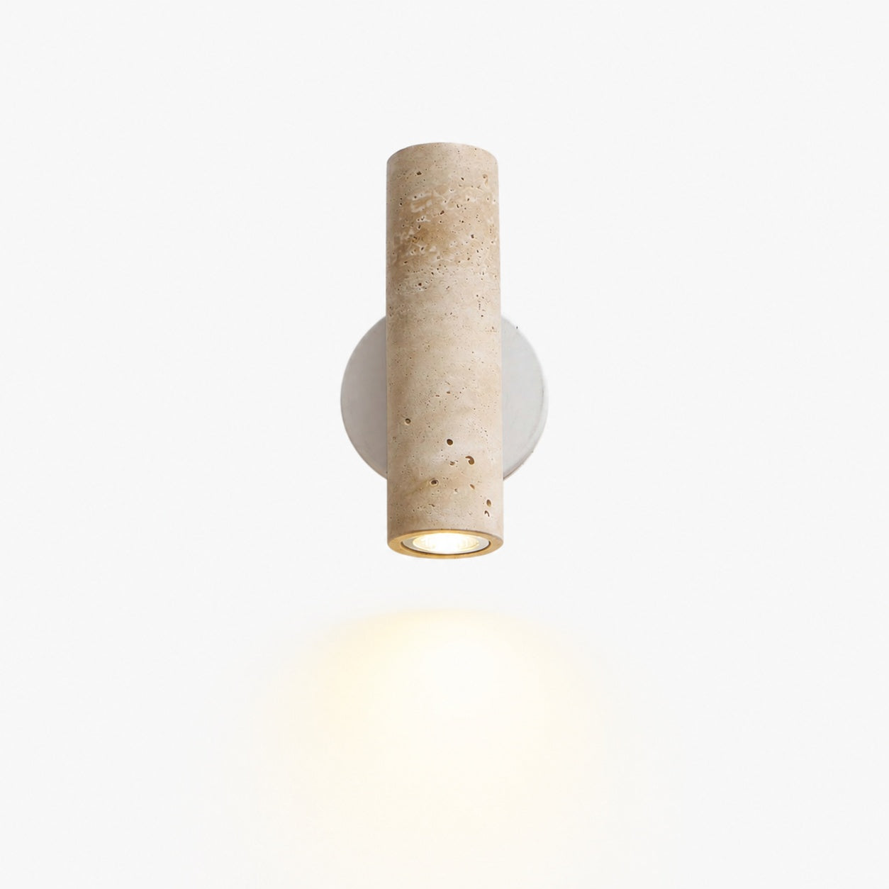 Modern Sculptural Metal Wall Lamp – Minimalist Sconce for Bedroom Living Room Hallway