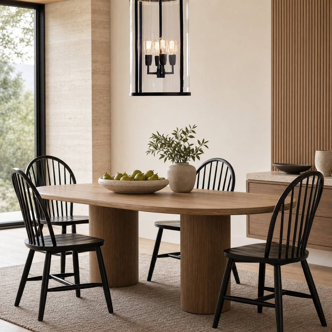 Ferrix Modern Outdoor Lantern Iron Pendant Lamp - Industial Glass Lighting Design