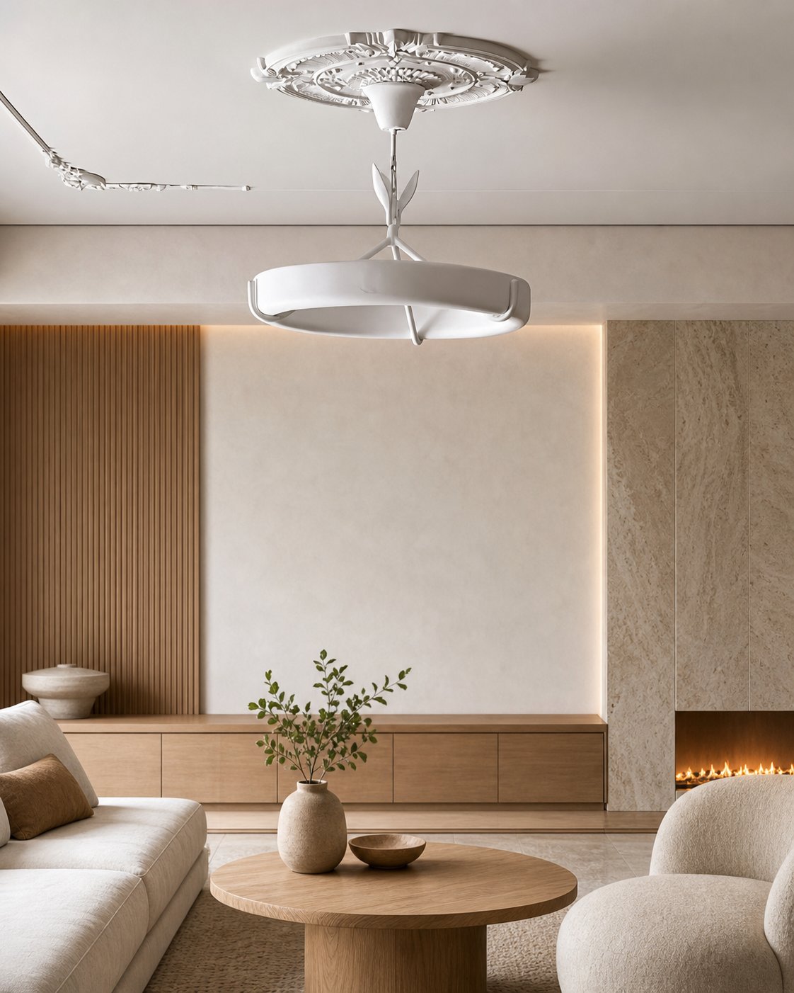 Maris Shell Plaster Wall Lamp