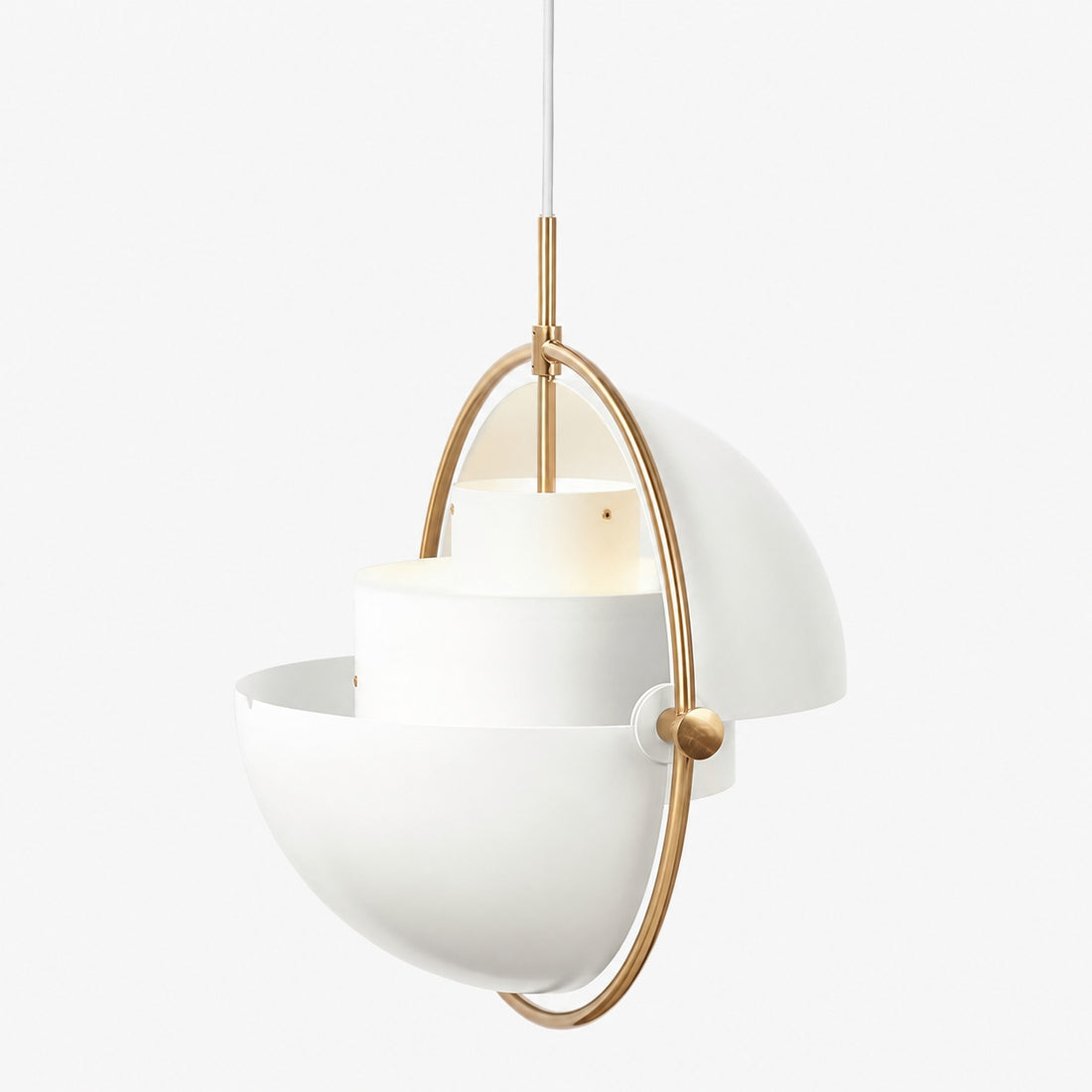 Multiva Sculptural Pendant Light – Adjustable Chandelier in Danish Modern Style for Dining Areas N18
