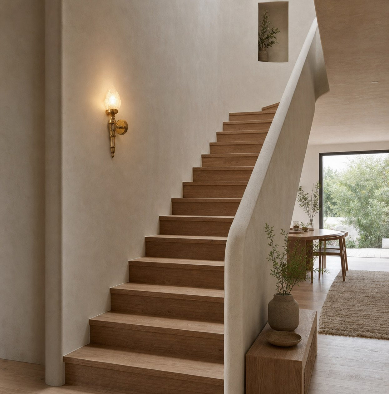 Modern Alabaster Wall Lamp – French Elegant Sconce for Bedroom Living Room Hallway