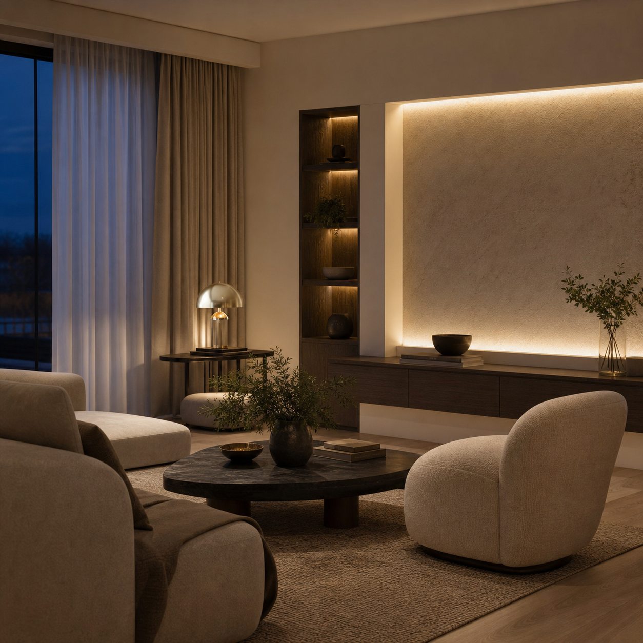 Elegant Brass Finish 3-Light Ceiling Lamp - Globe Semi Flush Light