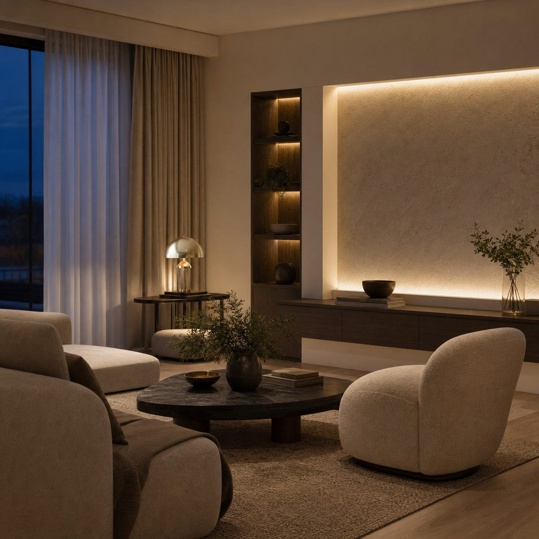 Elegant Brass Finish 3-Light Ceiling Lamp - Globe Semi Flush Light