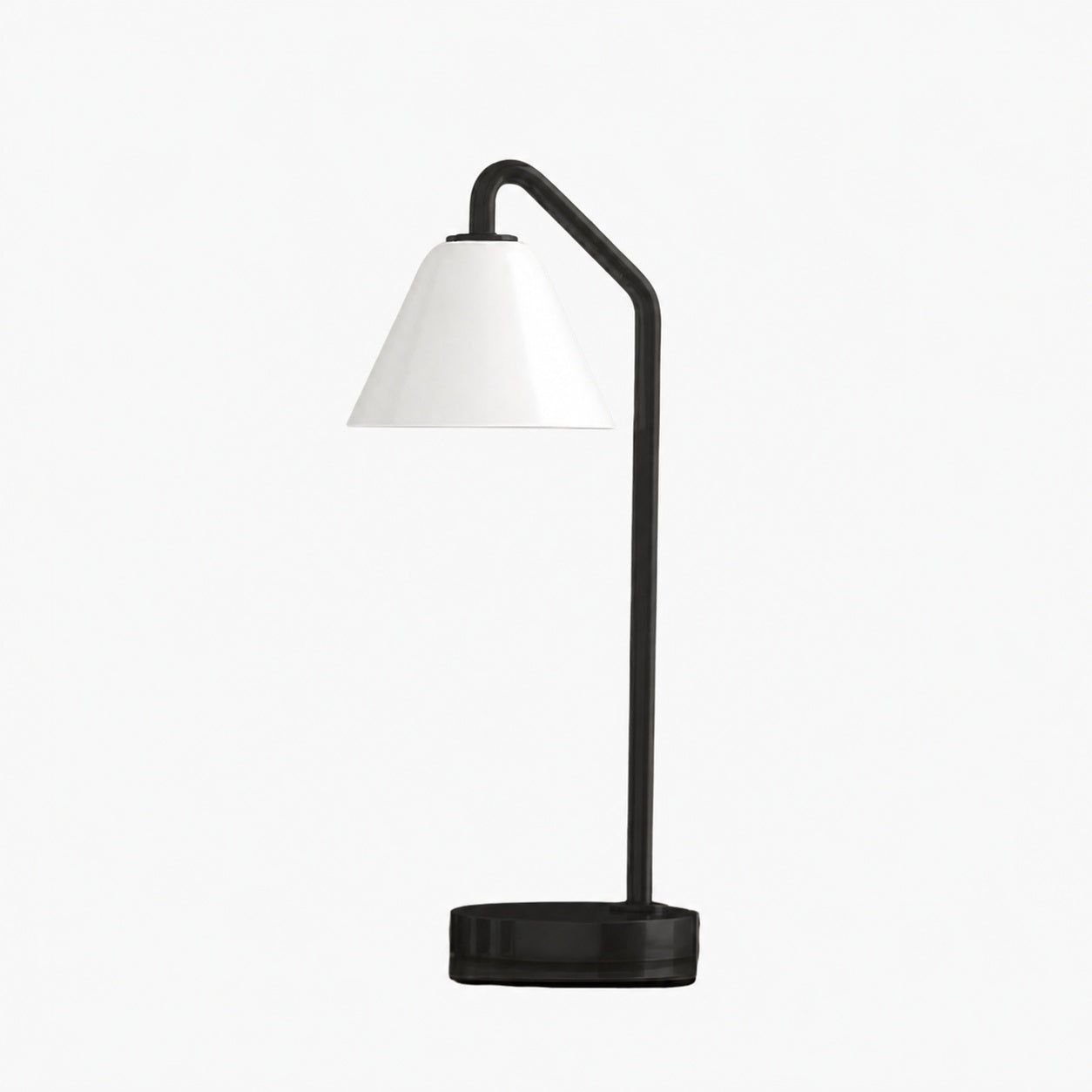 Conica Sculptural Cone Table Lamp - Modern Glass Lighting for Bedroom or Desk