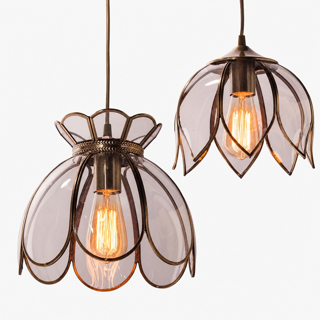 Retro Lotus Pendant Lamp
