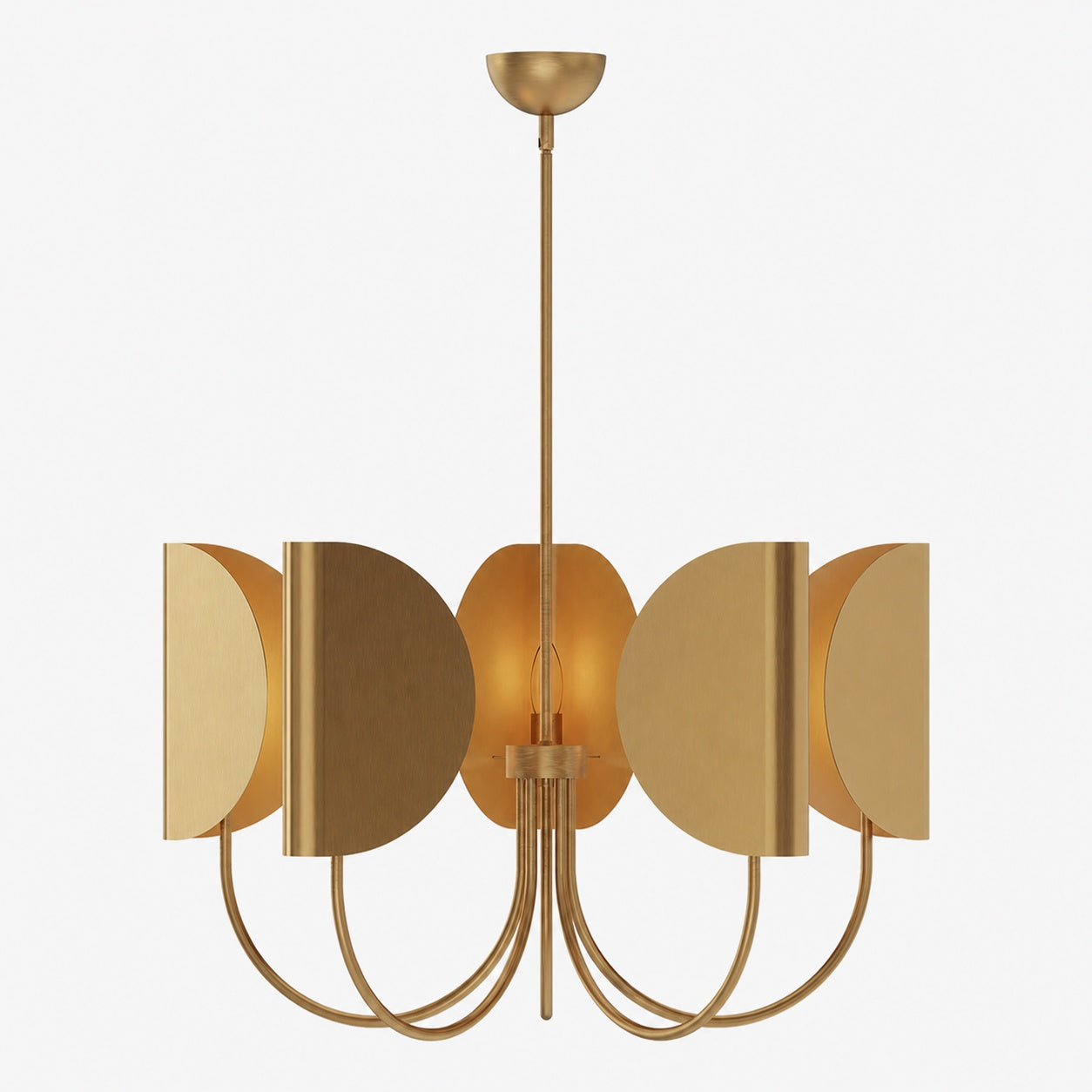 Leaf Brass Chandelier