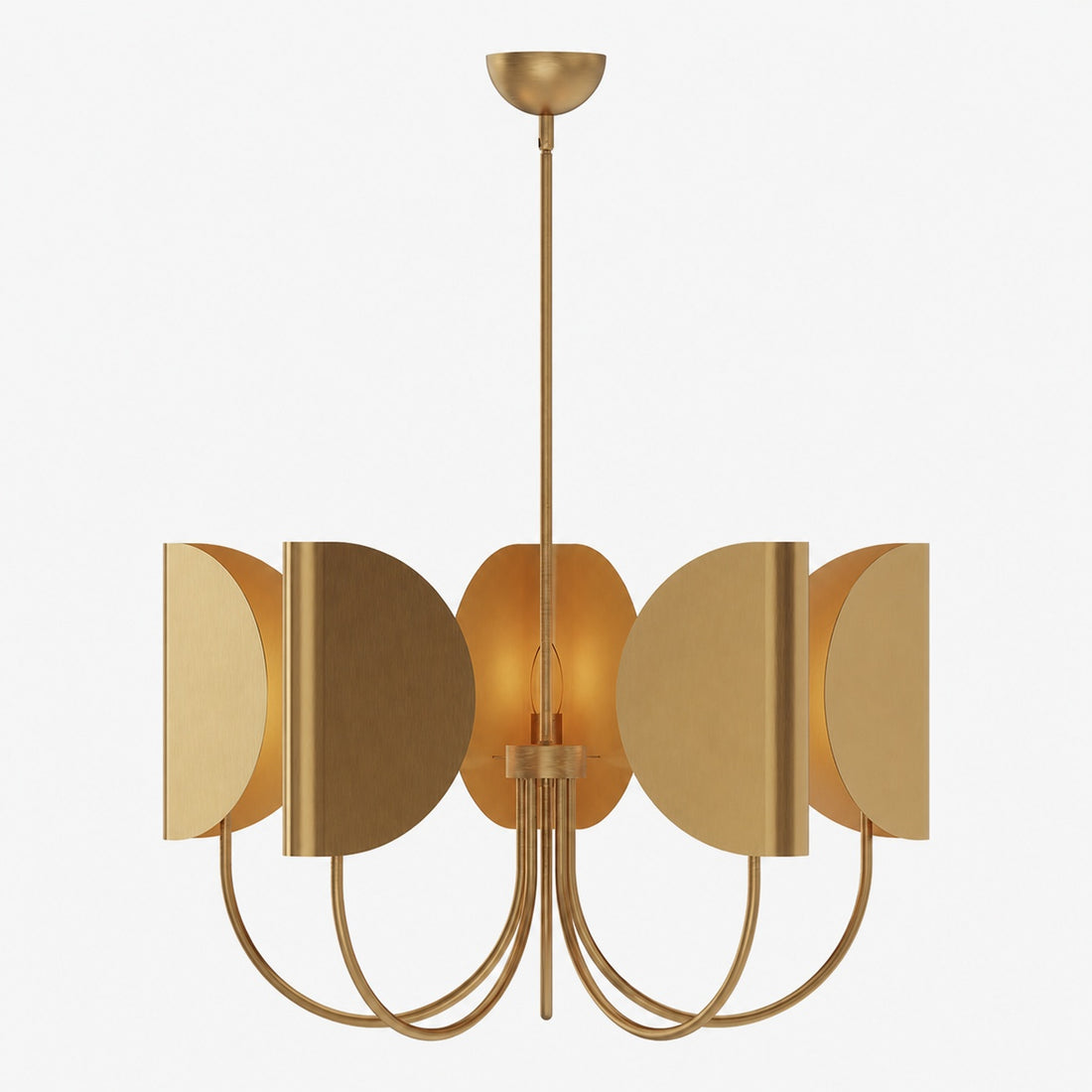Leaf Brass Chandelier