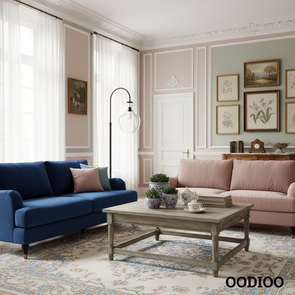 Lawson Rippled Glass Modern Floor Lamp – Artisan Design for Bedroom or Lounge