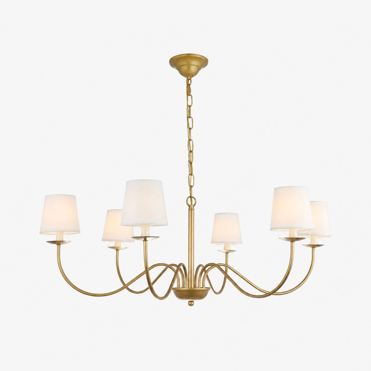 Eclipse Brass Chandelier
