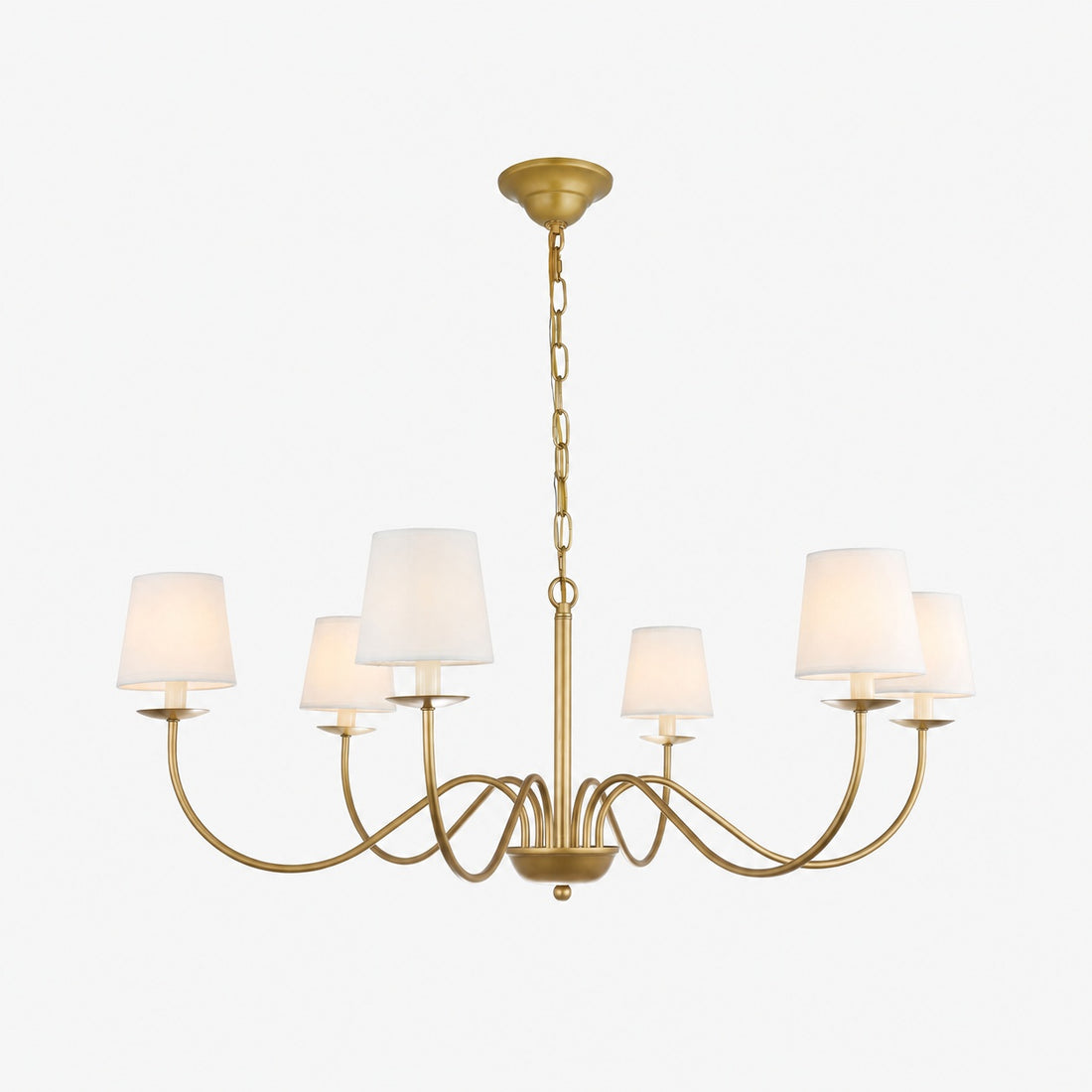 Eclipse Brass Chandelier