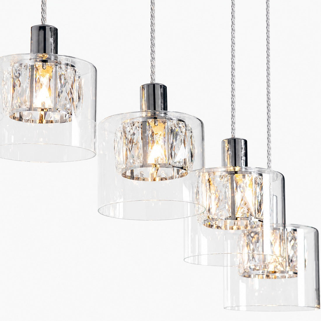 Glomara Sculpted Metal Pendant Lamp – Transitional Sconce Ambient Lighting for Bedrooms and Entryways