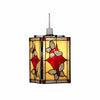 TF Butterfly Pendant Lamp — Artistic Stained Glass Pendant Light for Living Room or Bedroom