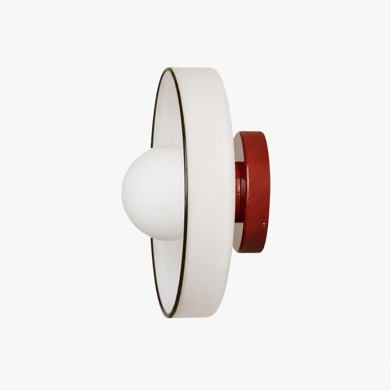 Kalo Wall Ceiling Light - Blown Glass Disc Orb Flush Mount Sconce