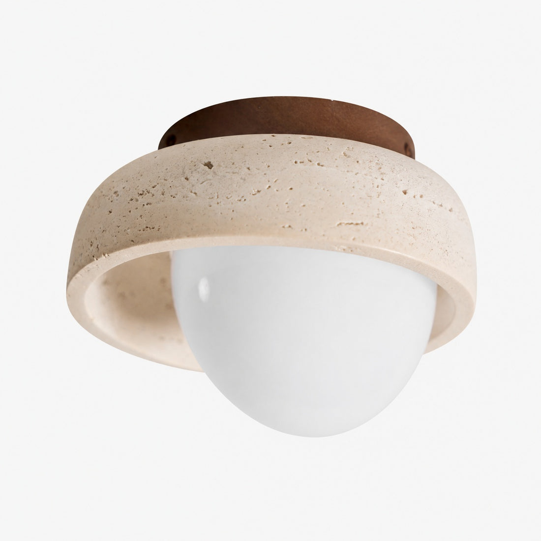 Piedra Travertine Ceiling Lamp