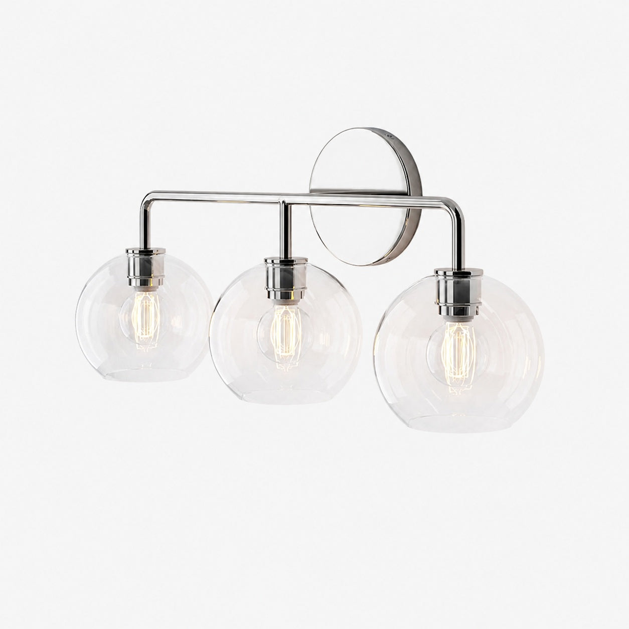 Selvion Artistic Globe Sconce Light - Handcrafted Glass Sculptural Wall Fixture