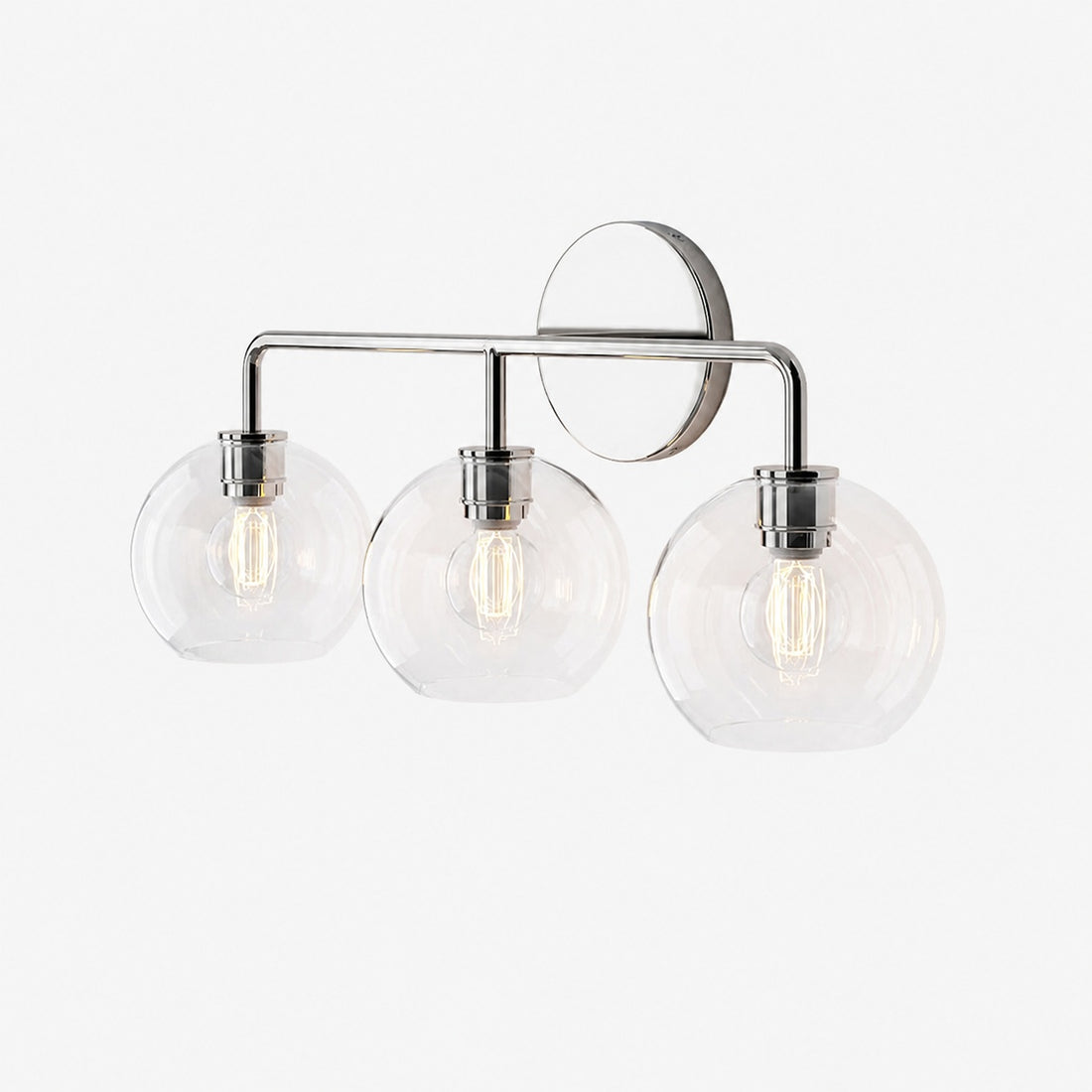 Selvion Artistic Globe Sconce Light - Handcrafted Glass Sculptural Wall Fixture
