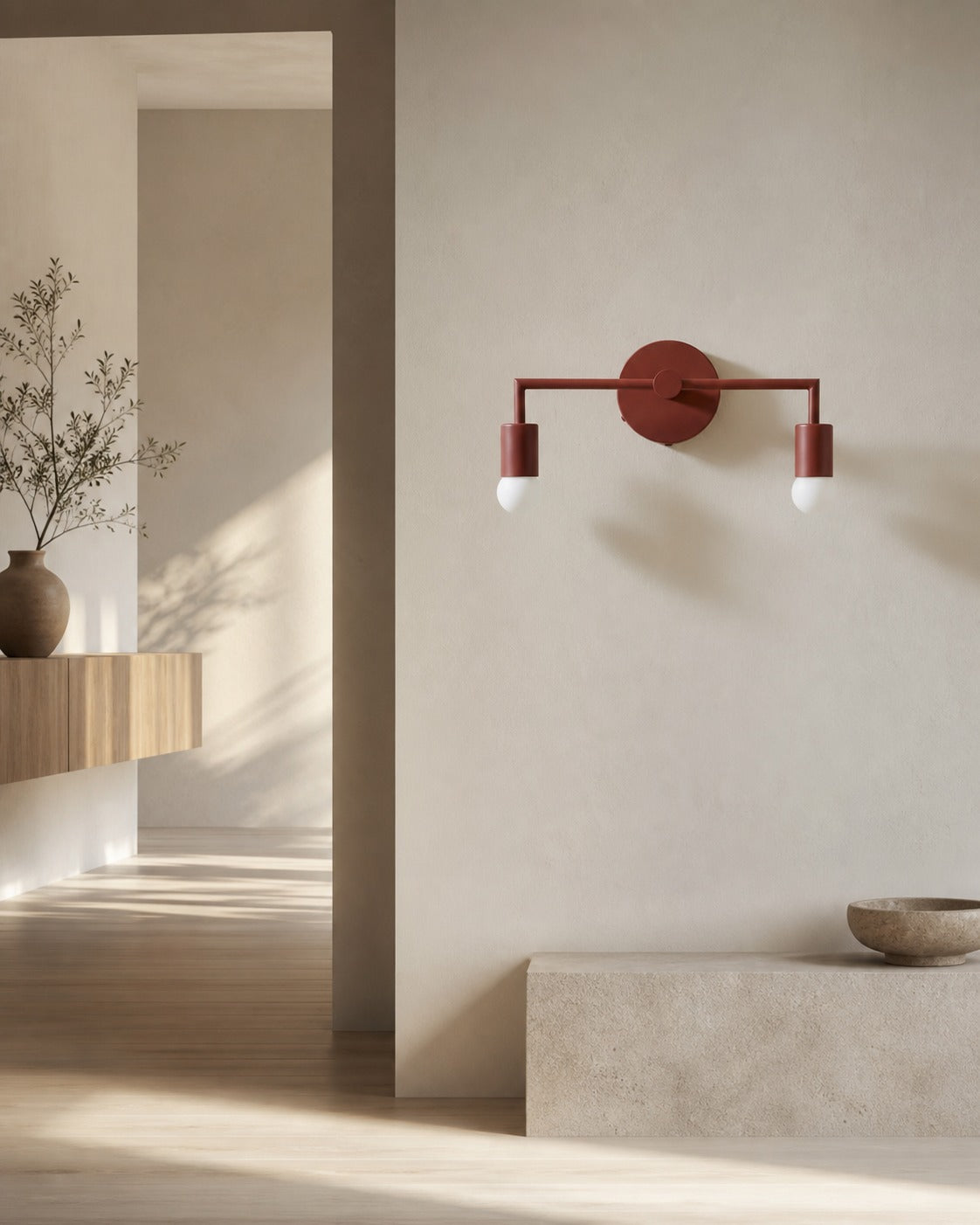 Mobilux Line Colorful Vanity Light - Modern Powder Coated Bathroom Sconce Fixture