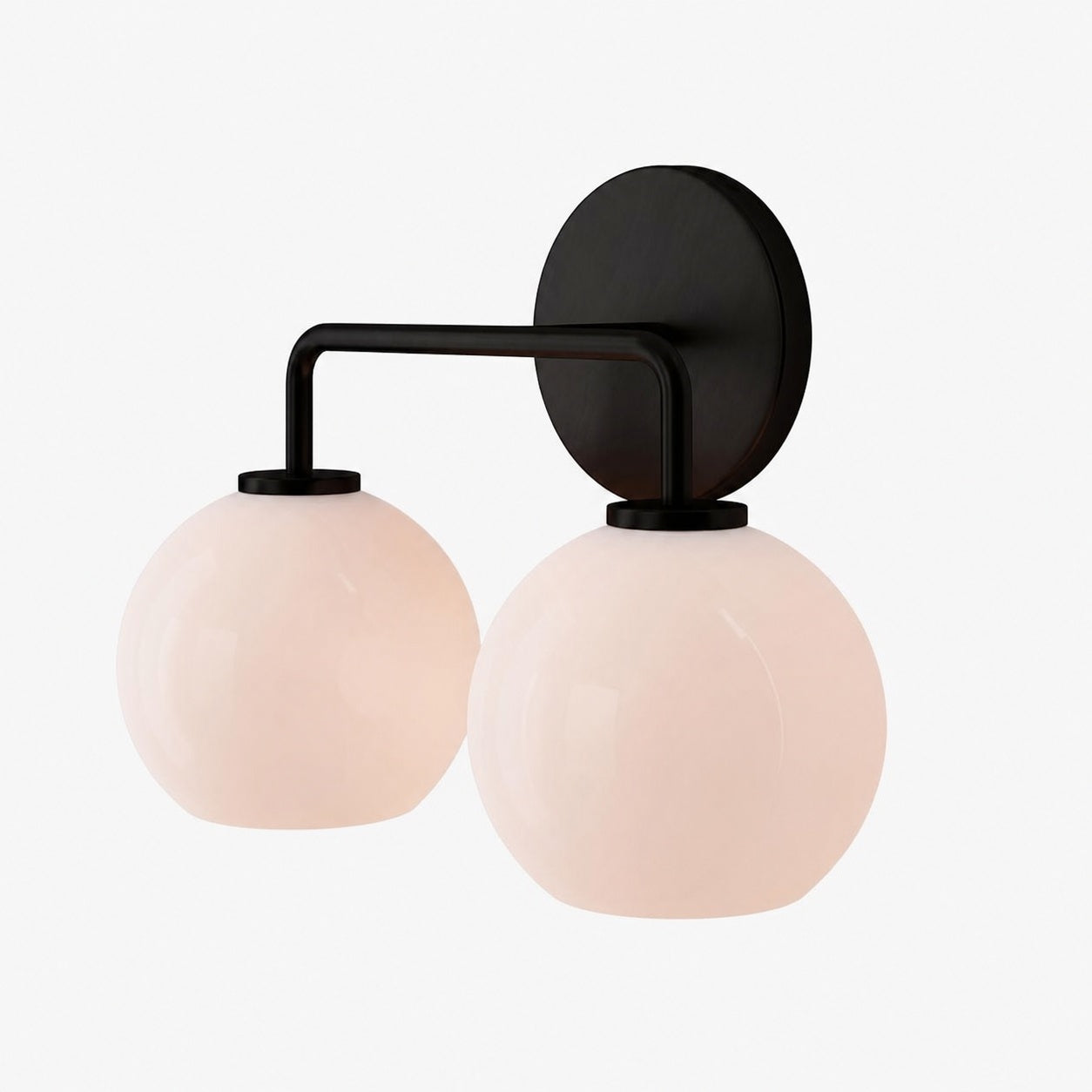 Selvion Artistic Globe Sconce Light - Handcrafted Glass Sculptural Wall Fixture