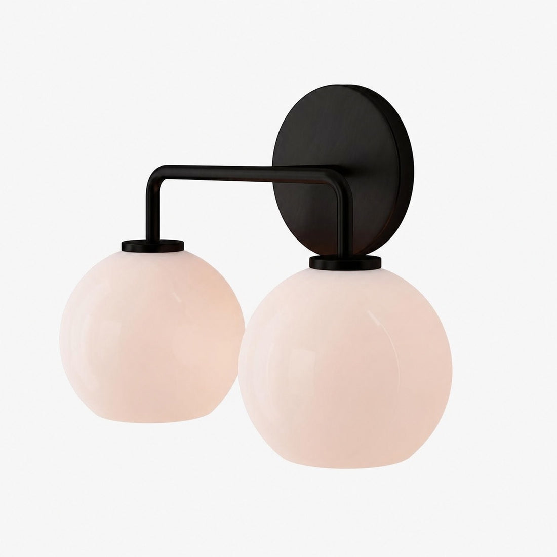 Selvion Artistic Globe Sconce Light - Handcrafted Glass Sculptural Wall Fixture