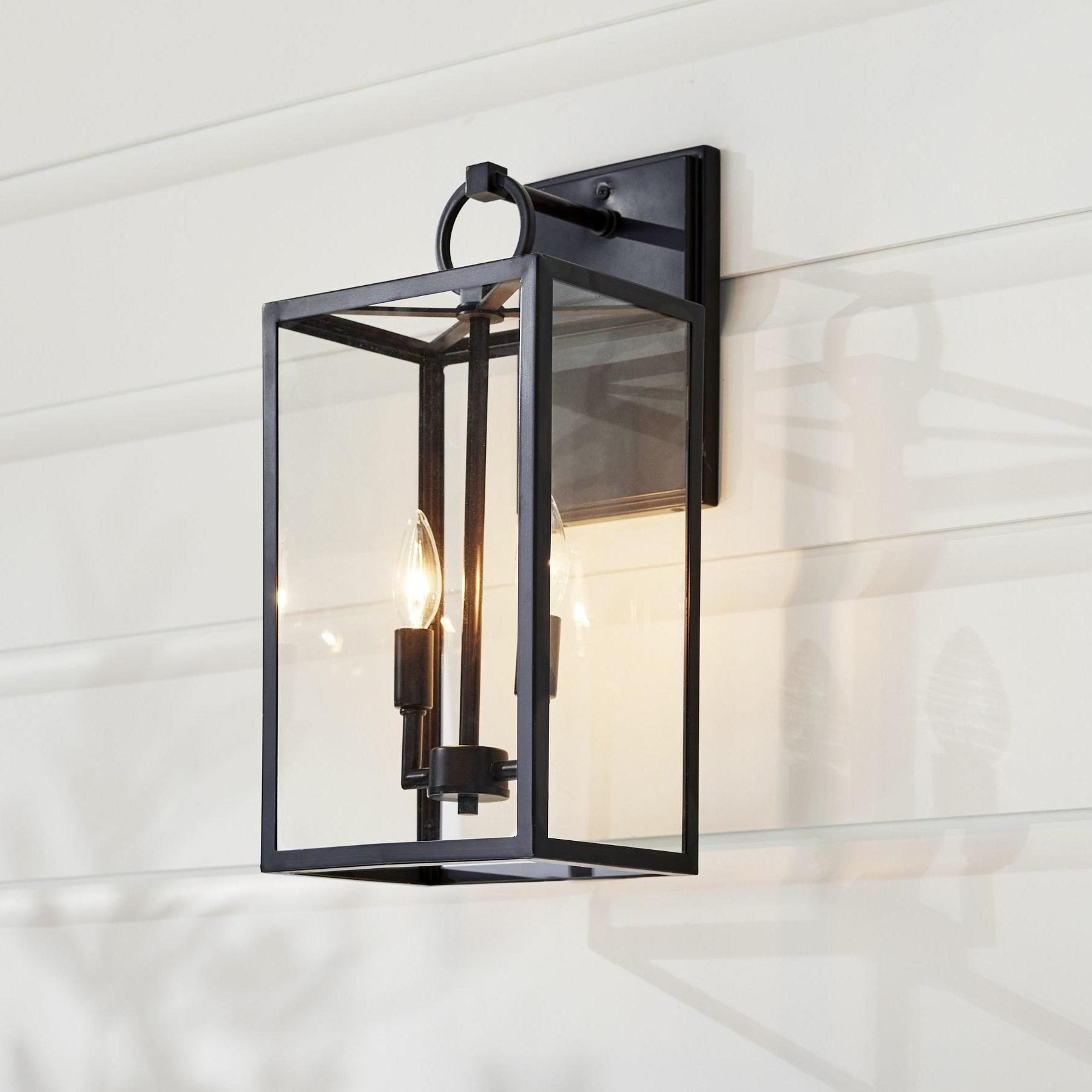 Ferrix Industrial Iron Outdoor Wall Lamp - Lighting Stylish Exterior Glass Lighting