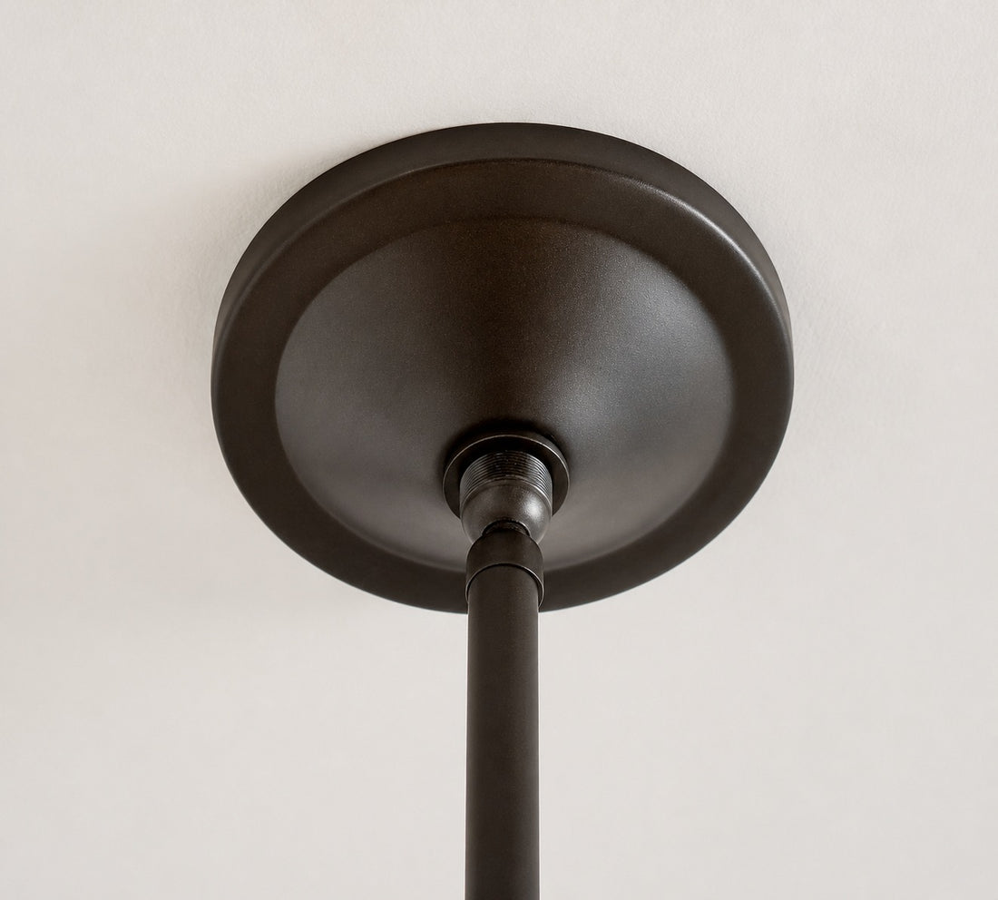 Yolvira Modern Outdoor Lantern Pendant - Metal Hanging Light for Exteriors