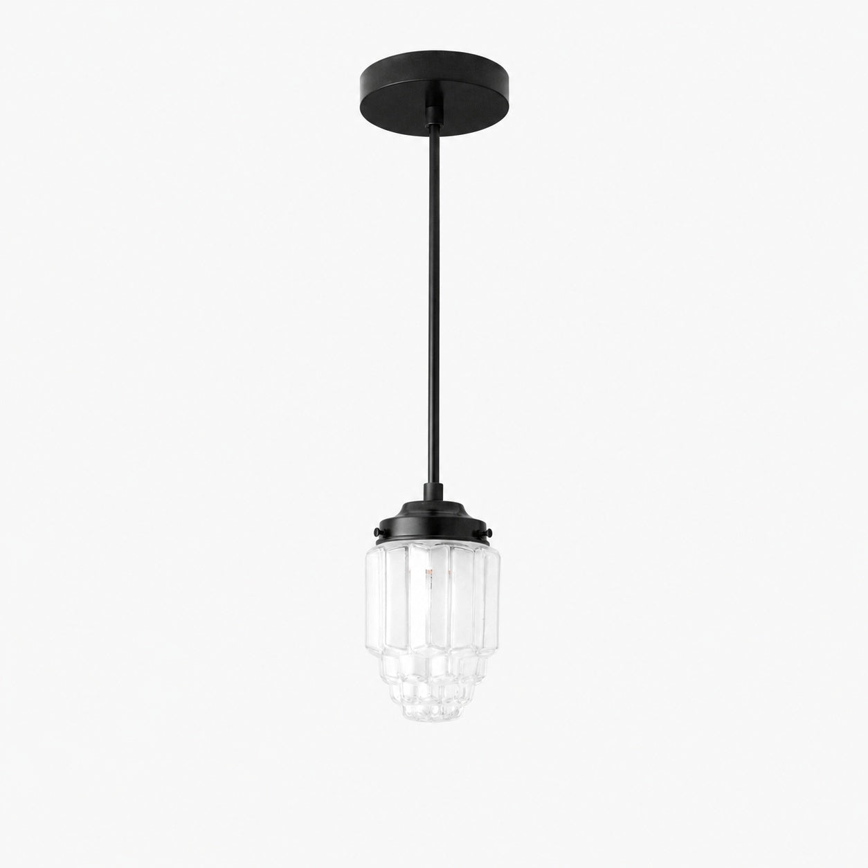 Tierlux Glass Pendant Light - Art Deco Globe Design