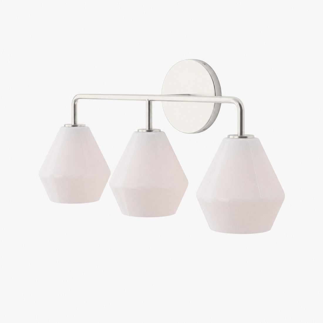 Merin Multi Head Dressing Table Wall Lamp - Metal And Glass Sculptural Lamp