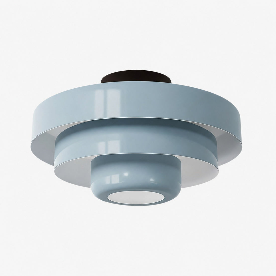 Veleora Bauhaus Three-Tier Colorful Round Macaron Ceiling Lamp - Modern Metal Design for Living Rooms