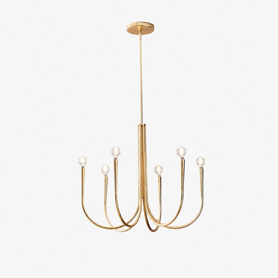 Borvia Swoop Arm Chandelier - Vintage-Inspired Modern Perfect for Home