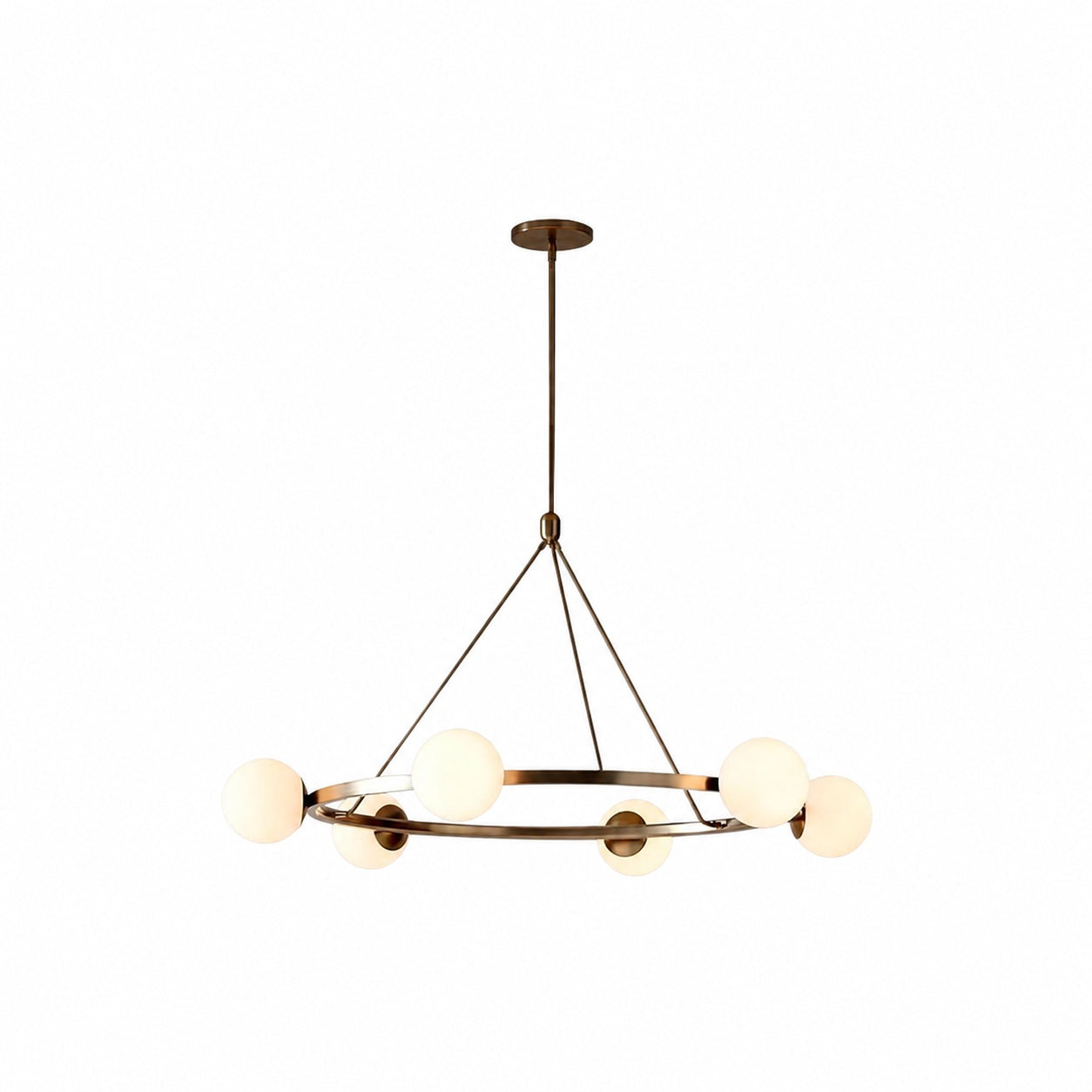 Brelia Round Light Chandelier - Modern Globe Chandelier in Stylish Design